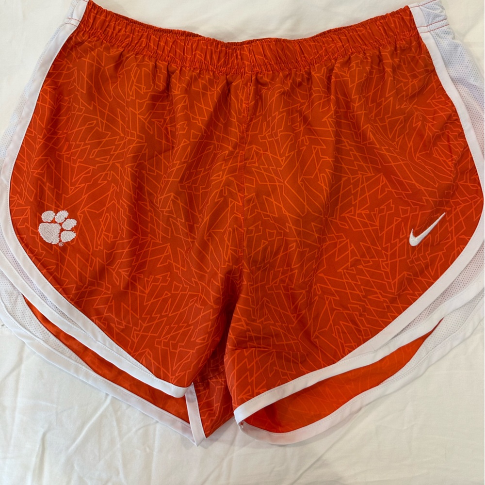 CLEMSON-NIKE Women’s Dri-FIT Tempo Brief-Lined Running Shorts